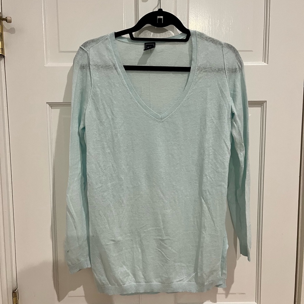 Gap Linen Blend V Neck Summer Sweater